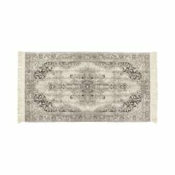 Outlet 🔥 French Connection Montana Vegetable Dyed Cotton 30 X 50 Accent Rug Grey 🌟