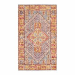 Buy 💯 French Connection Marley Colorwashed Kilim Accent Rug Collection Blue/purple 👍