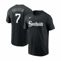 Promo π Nike Men's Tim Anderson Black Chicago White Sox 2021 City Connect Name Number T-shirt π₯