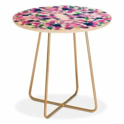 Discount 😀 Deny Designs Jacqueline Maldonado Cosmic Connections Multi Round Side Table ✨