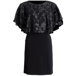 Top 10 ⌛ Connected 3/4-Sleeve Belted Sheath 👗 Dress Wine 😀