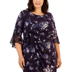 Brand new ✔️ Connected Petite Sequined Lace Column Gown Red 👍