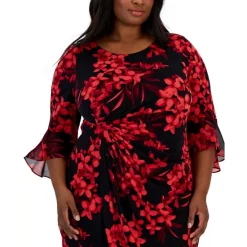 Brand new ✨ Connected Cascading Ruffle Maxi 👗 Dress Black 👍