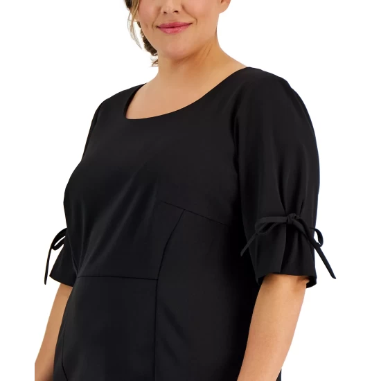 Top 10 π₯° Connected π© Women's Round-Neck Chiffon Cape-Overlay π Dress Taupe π - Image 2