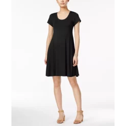 Best deal ✨ Connected Printed Bell-Sleeve 👗 Dress Mustard ⌛