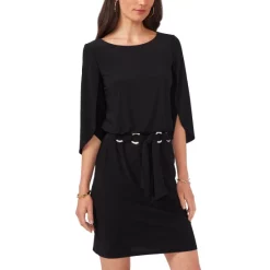 Top 10 💯 Connected 👩 Women's Printed Round-Neck Cape-Sleeve 👗 Dress Mustard 🎉