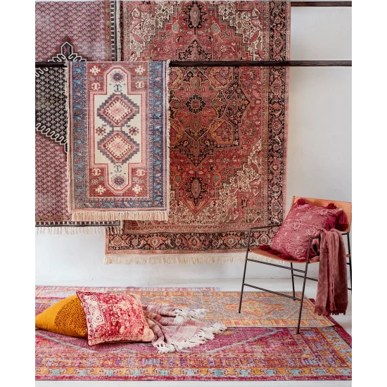 Buy π― French Connection Marley Colorwashed Kilim Accent Rug Collection Blue/purple π - Image 2