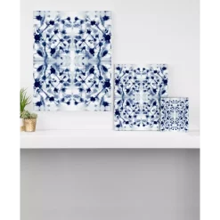 Discount 😀 Connected 👩 Women's Floral-Print Handkerchief-Hem Midi 👗 Dress Navy 🎁