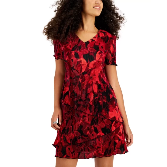 New π Connected π© Women's Swiss-Dot Cape Sheath π Dress Black π€© - Image 3