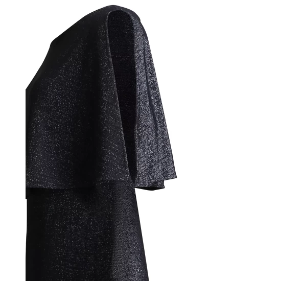 Cheap 𧨠Connected π© Women's Scuba Crepe Elbow-Length-Tie-Sleeve Sheath π Dress Fuschia π₯° - Image 2