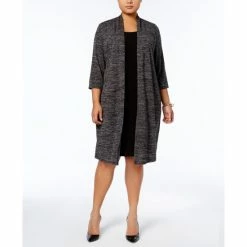 Best reviews of 🤩 Connected Plus Size Layered-Look 👗 Dress Charcoal 🌟