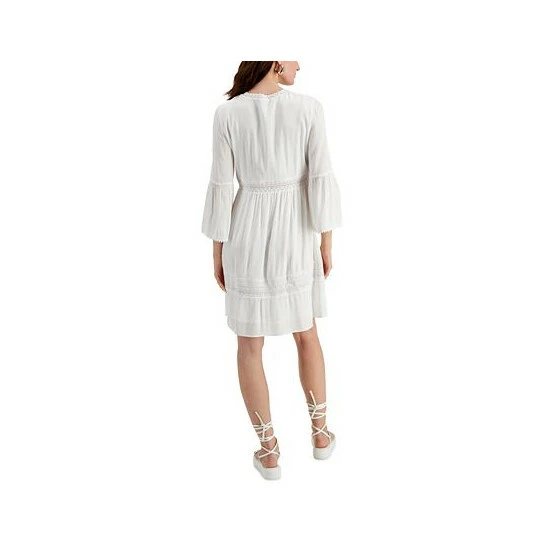 Best reviews of ๐ INC International Concepts ๐ฉ Women's Crochet-Trim ๐ Dress, Created For Macy's Bright White ๐ - Image 2