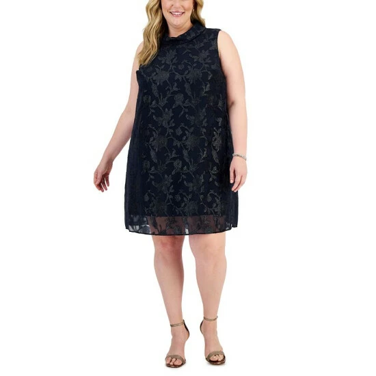 Best Pirce β Connected Plus Size Embellished π Dress Navy π₯