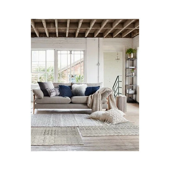 Coupon π― French Connection Gabi Stonewash Printed Cotton 27 X 45 Accent Rug Natural π₯ - Image 2