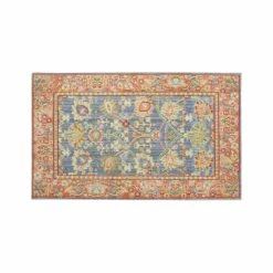 Buy 🥰 French Connection Fraser Colorwashed Kilim Accent Rug Collection Purple/purple ⌛