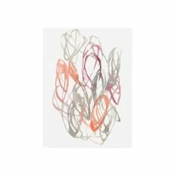 Outlet 👍 Trademark Global Jennifer Goldberger Connected Orbits II Canvas Art - 27 X 33.5 Multi 😉